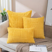 Woven Plush Pillowcase Office Sofa And Bed Cushions